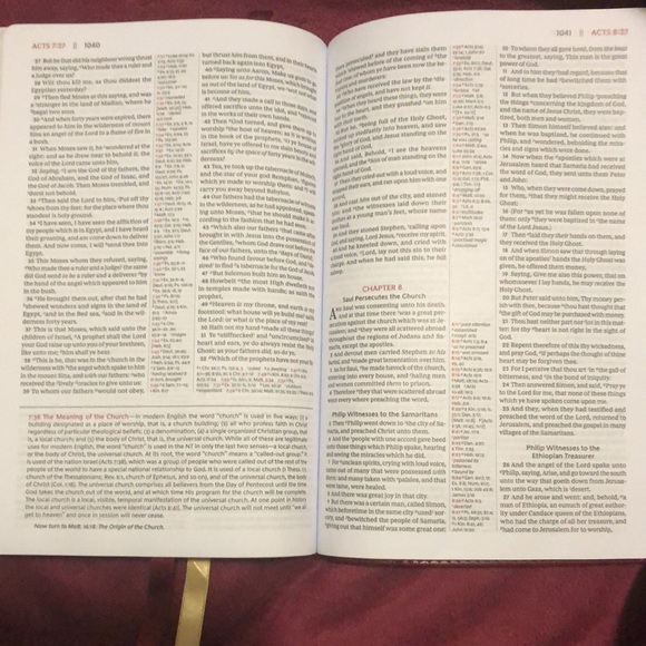 KJV Open Bible with complete reference system. - Picture 4 of 5